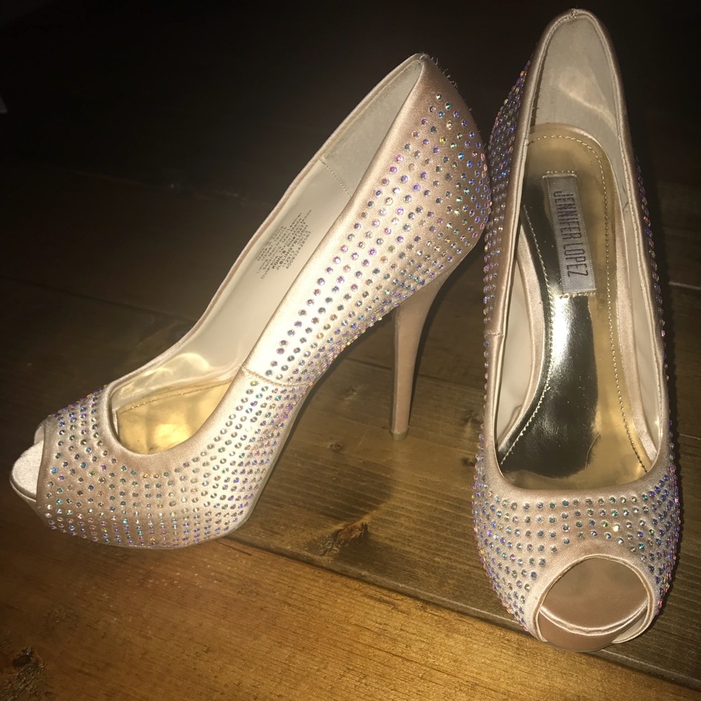 Jennifer Lopez Blush Heels